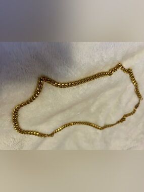 Gold Cuban Link Chain Necklace